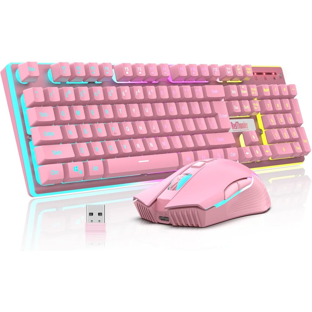 Gaming Keyboard Mouse Set - Wireless Gaming Keyboard and Mouse Set,
