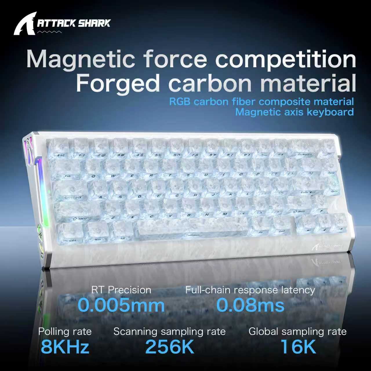 Keyboard Gaming Mac - ATTACK SHARK R68 HE magnetic gaming