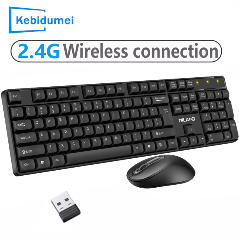 Gaming Keyboard Mouse Set - 2.4G Wireless Keyboard Mouse Set 104