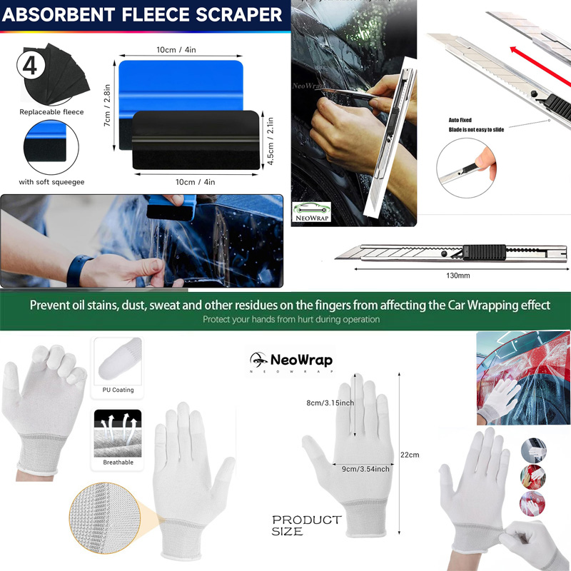 Window Tint Kit Car Wrap Tools - Gasket Mount Kit avis et prix