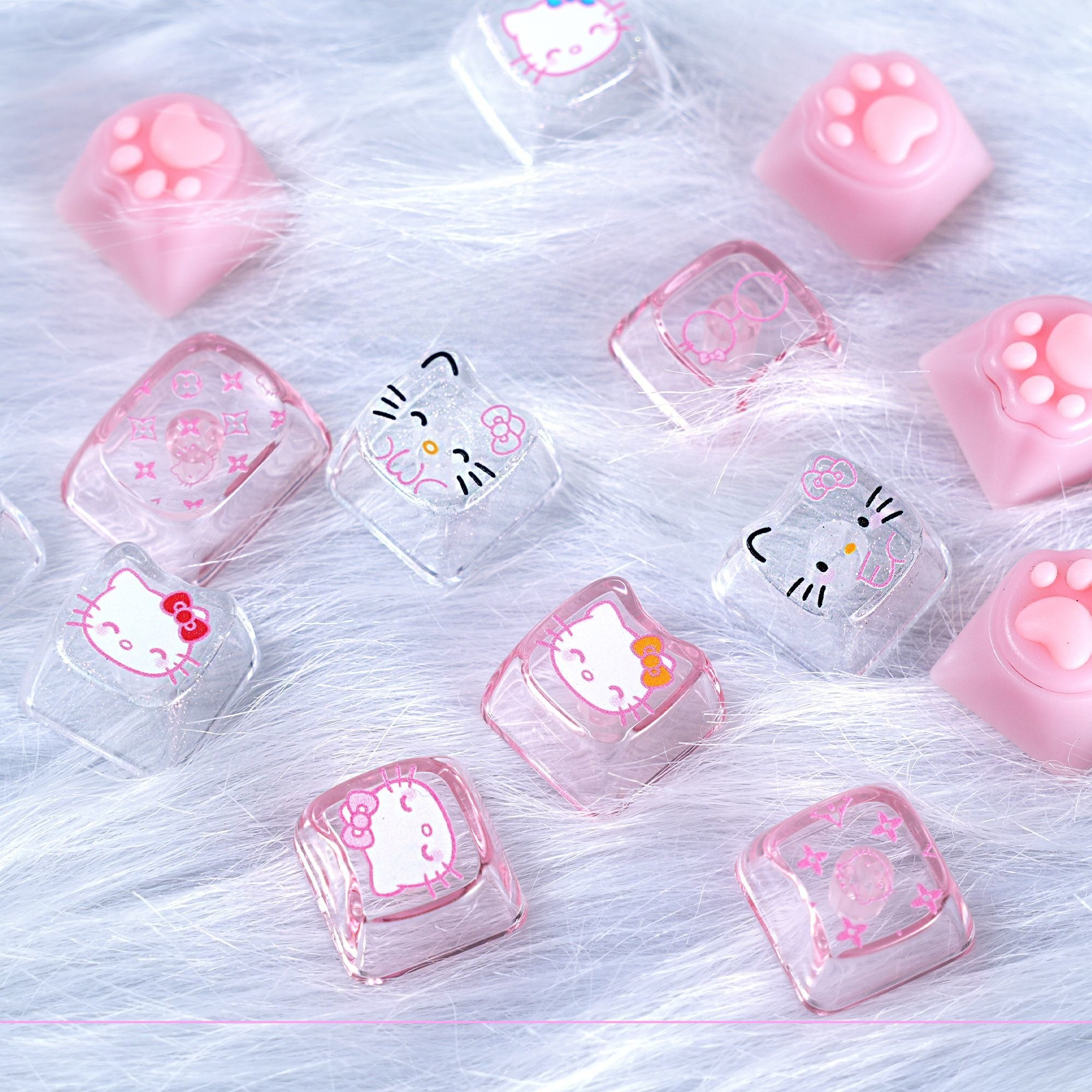Anime Sanrio Hello Kitty Trans - Keyboard Gaming Transparent avis et prix
