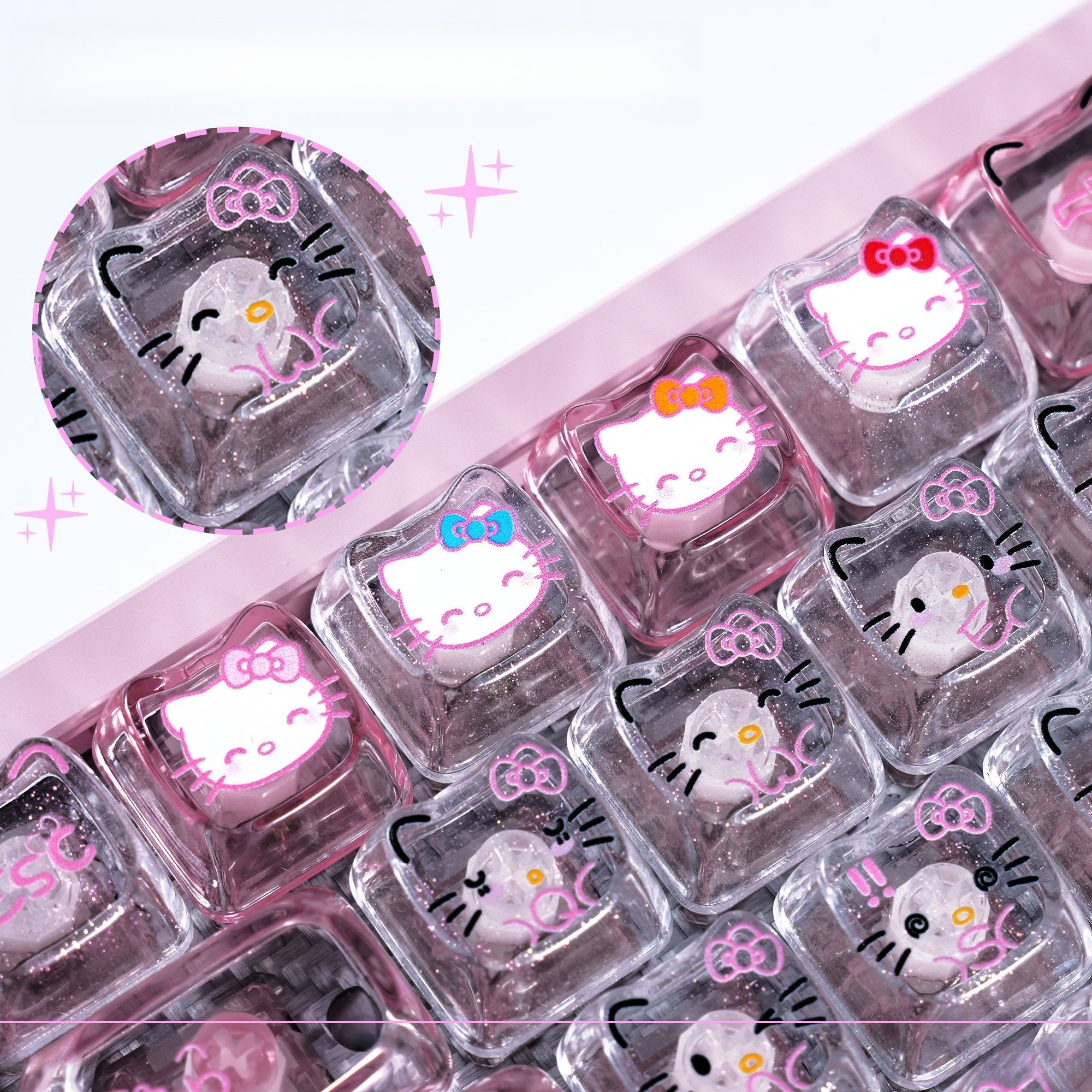 Anime Sanrio Hello Kitty Trans - Keyboard Gaming Transparent avis et prix
