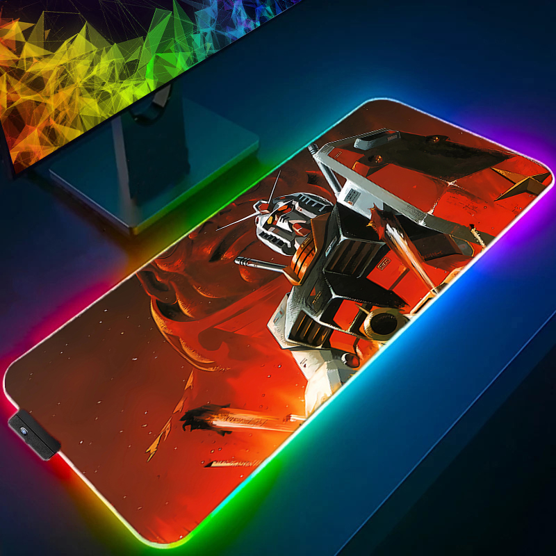 RGB Kawaii Mouse Pad Anime Gab - Gaming Keyboard Mobile avis et prix