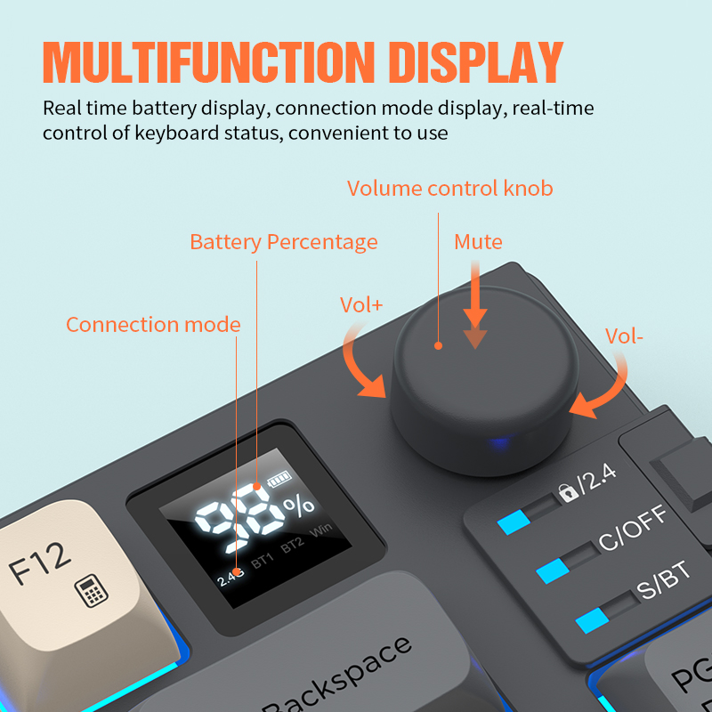 New Dual-Mode 80 Keys Wireless - Gaming Keyboard Mouse Set avis et prix