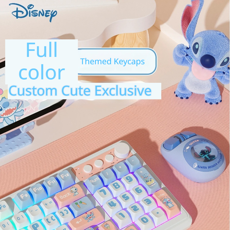 Disney Stitch Silent Noiseless - Gaming Keyboard Mouse Set avis et prix