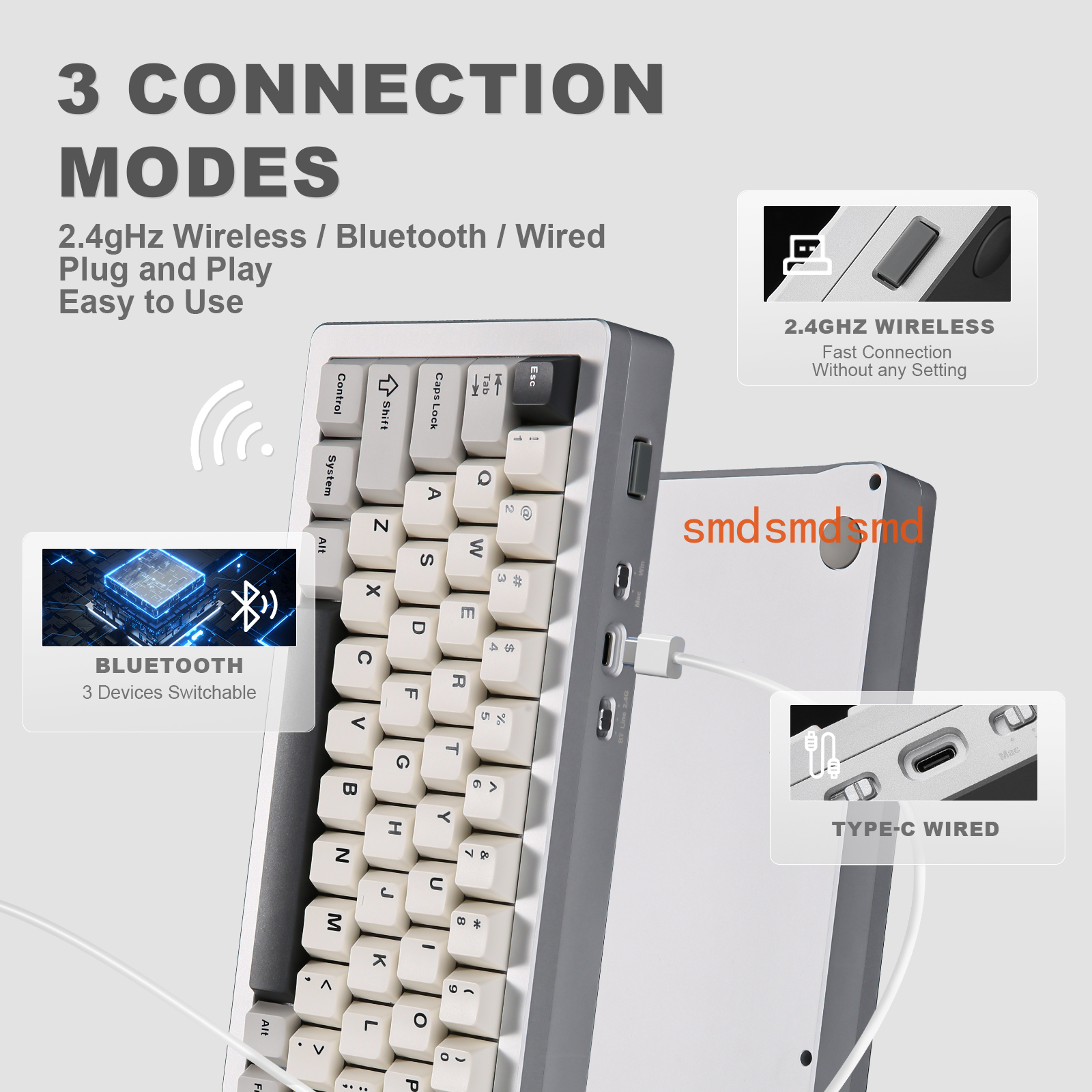 AL71 Silver CNC Aluminum Mecha - Keyboard Gaming Mac avis et prix
