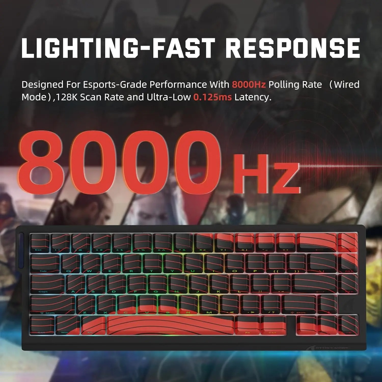 ATTACK SHARK X68 PRO HE Wirele - Keyboard Gaming Transparent avis et prix