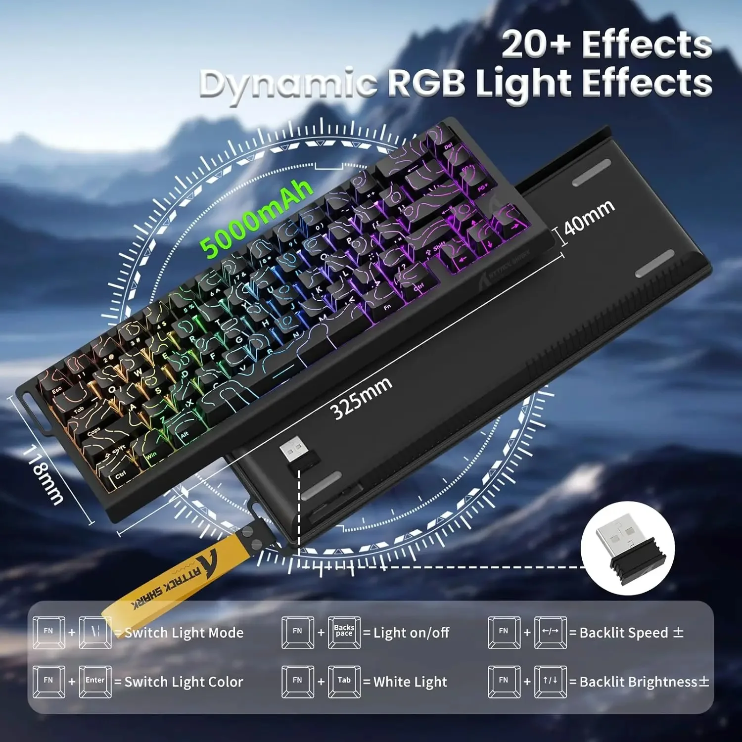 Attack Shark X68PRO HE Wireles - Keyboard Gaming Mac avis et prix