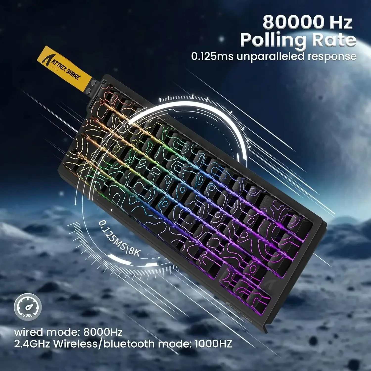 Attack Shark X68PRO HE Wireles - Keyboard Gaming Mac avis et prix
