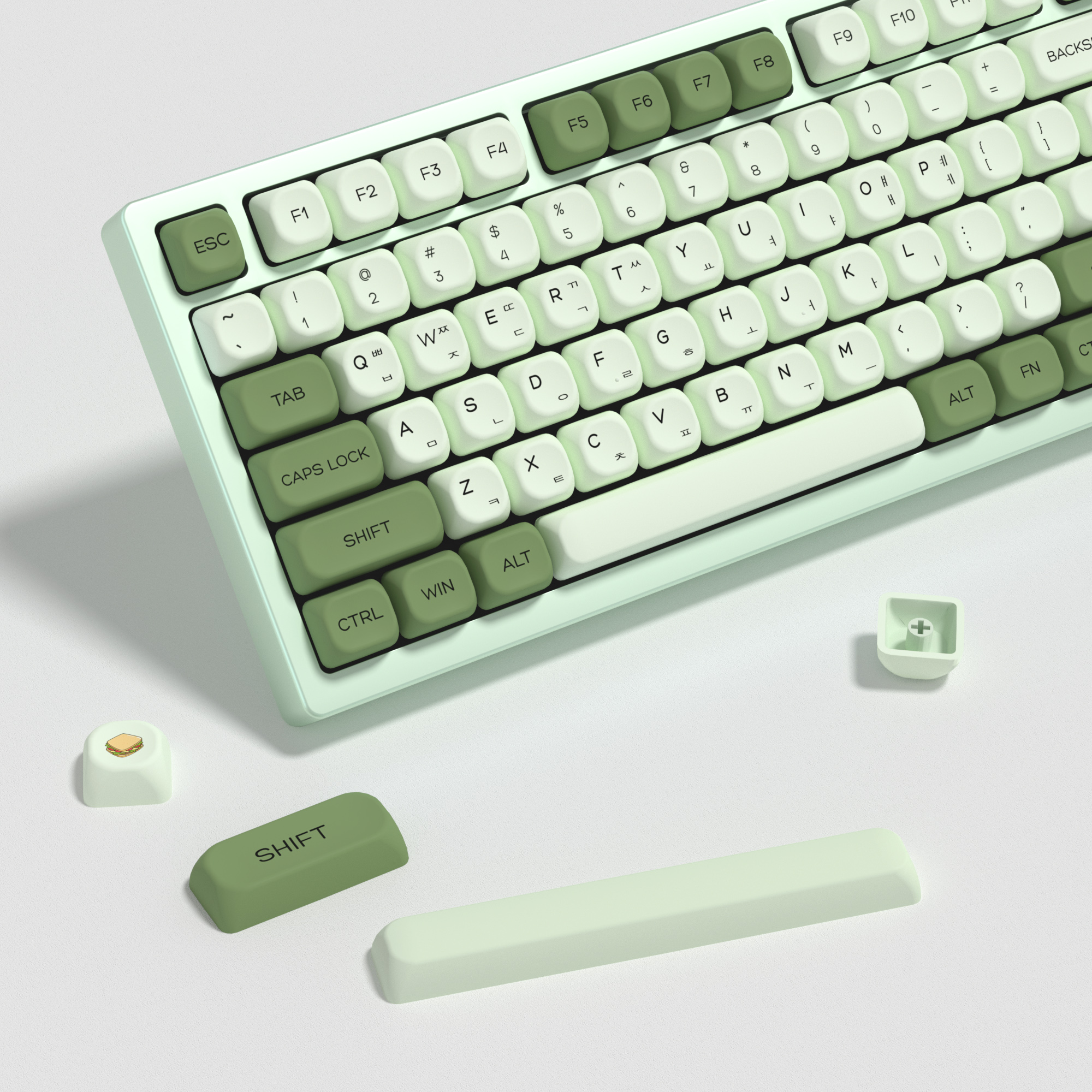 KBDiy Matcha Korean Keycap Gre - Keyboard Gaming Mac avis et prix
