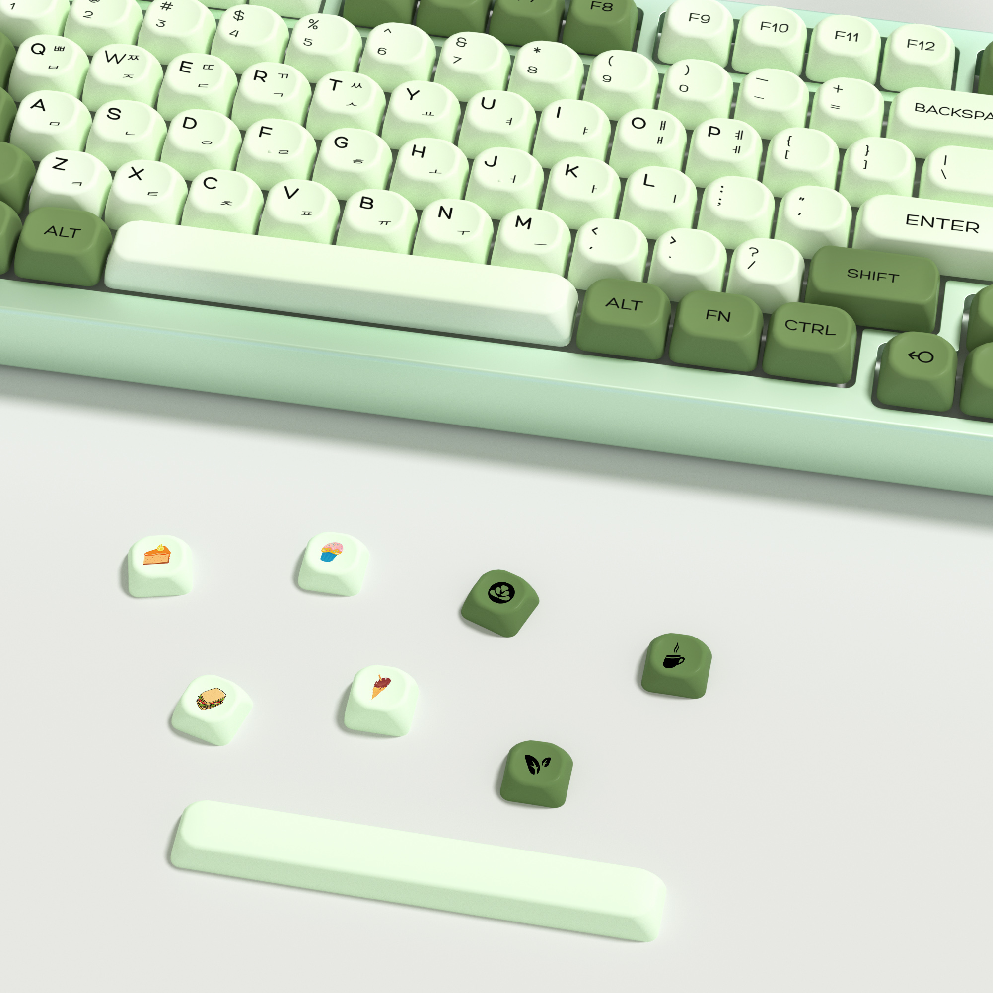 KBDiy Matcha Korean Keycap Gre - Keyboard Gaming Mac avis et prix