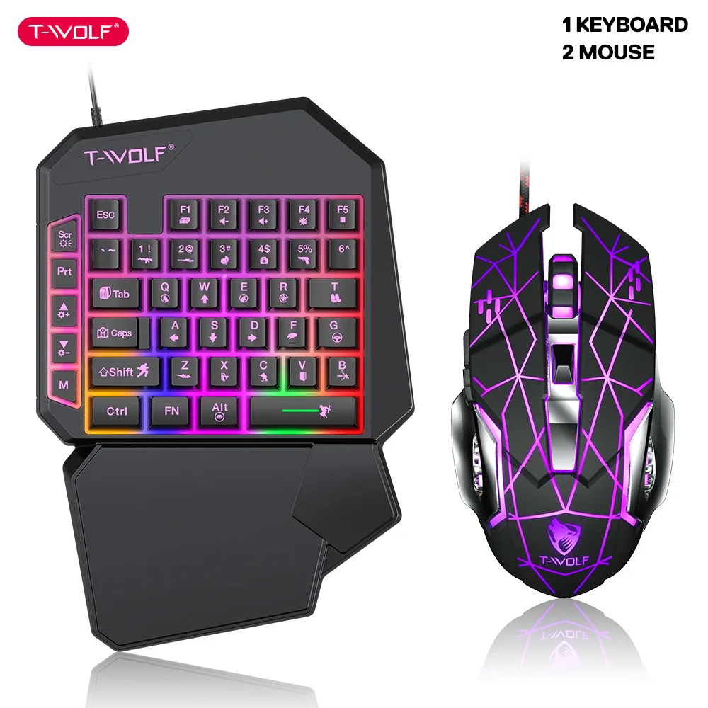 T-WOLF TF900 One Handed Keyboa - Gaming Keyboard Mobile avis et prix