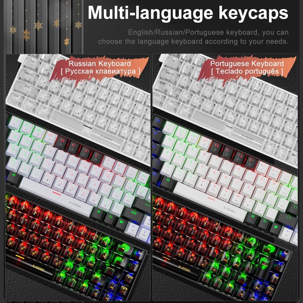 E-YOOSO Z686 USB Mini Slim Mec - Gaming Keyboard Mobile avis et prix