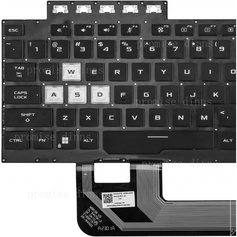 M   US Keyboard for Asus TUF G - Gaming Keyboard Asus avis et prix