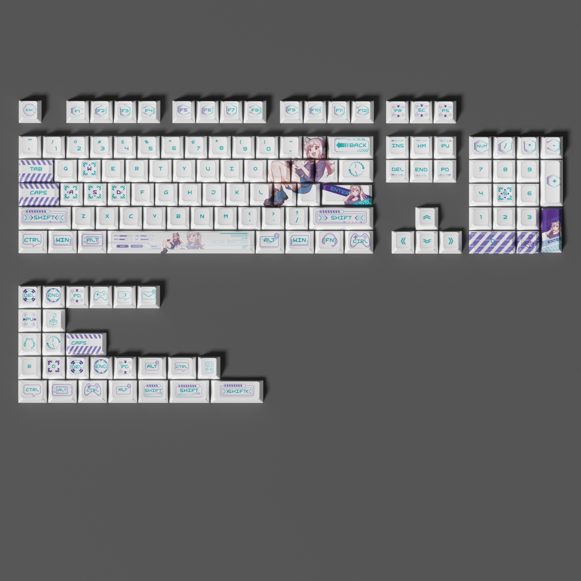 E-Sports Story - White V1 Anim - Keyboard Gaming Transparent avis et prix