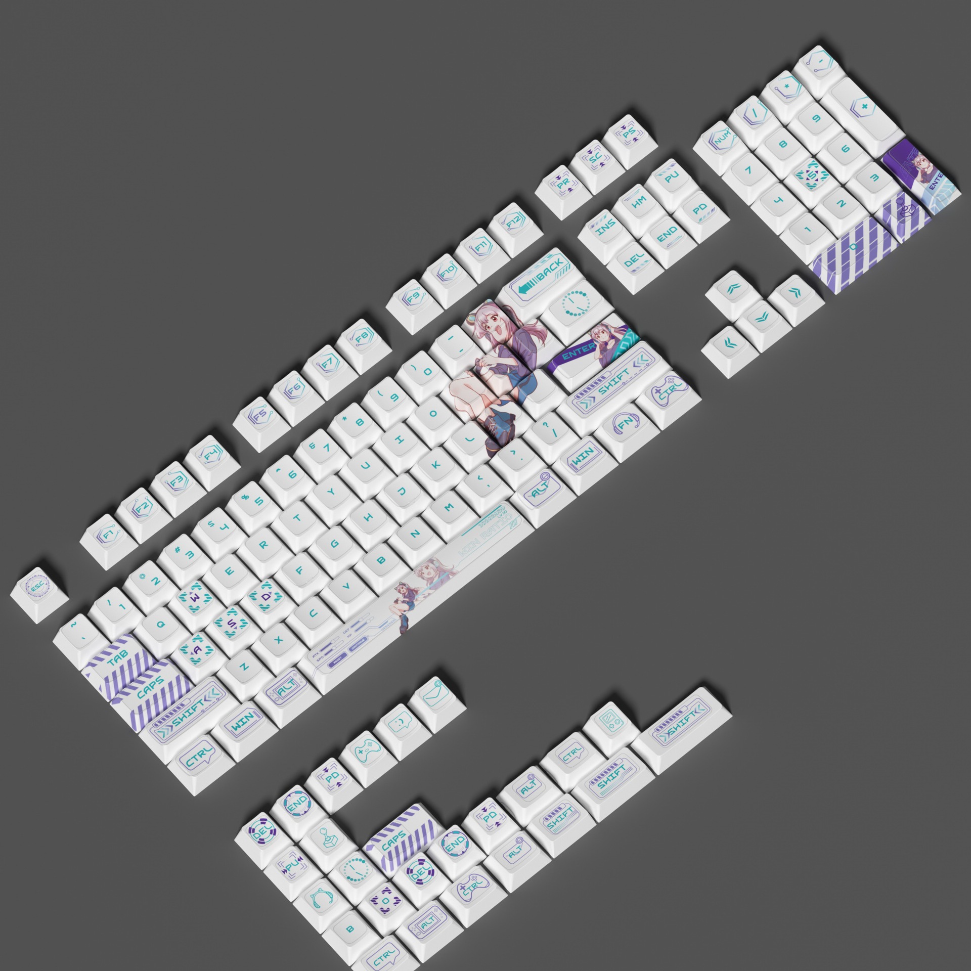 E-Sports Story - White V1 Anim - Keyboard Gaming Transparent avis et prix