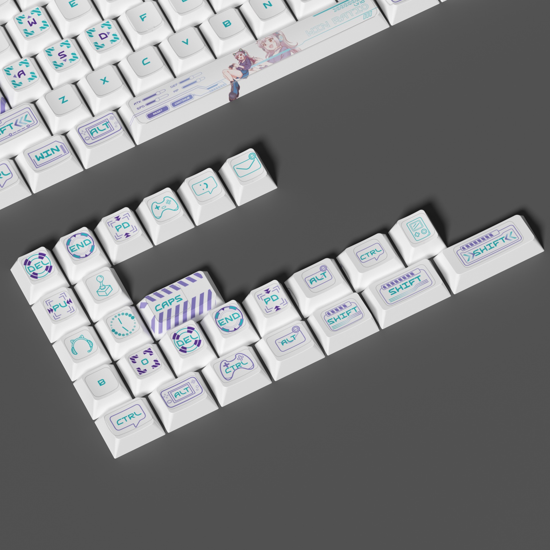 E-Sports Story - White V1 Anim - Keyboard Gaming Transparent avis et prix
