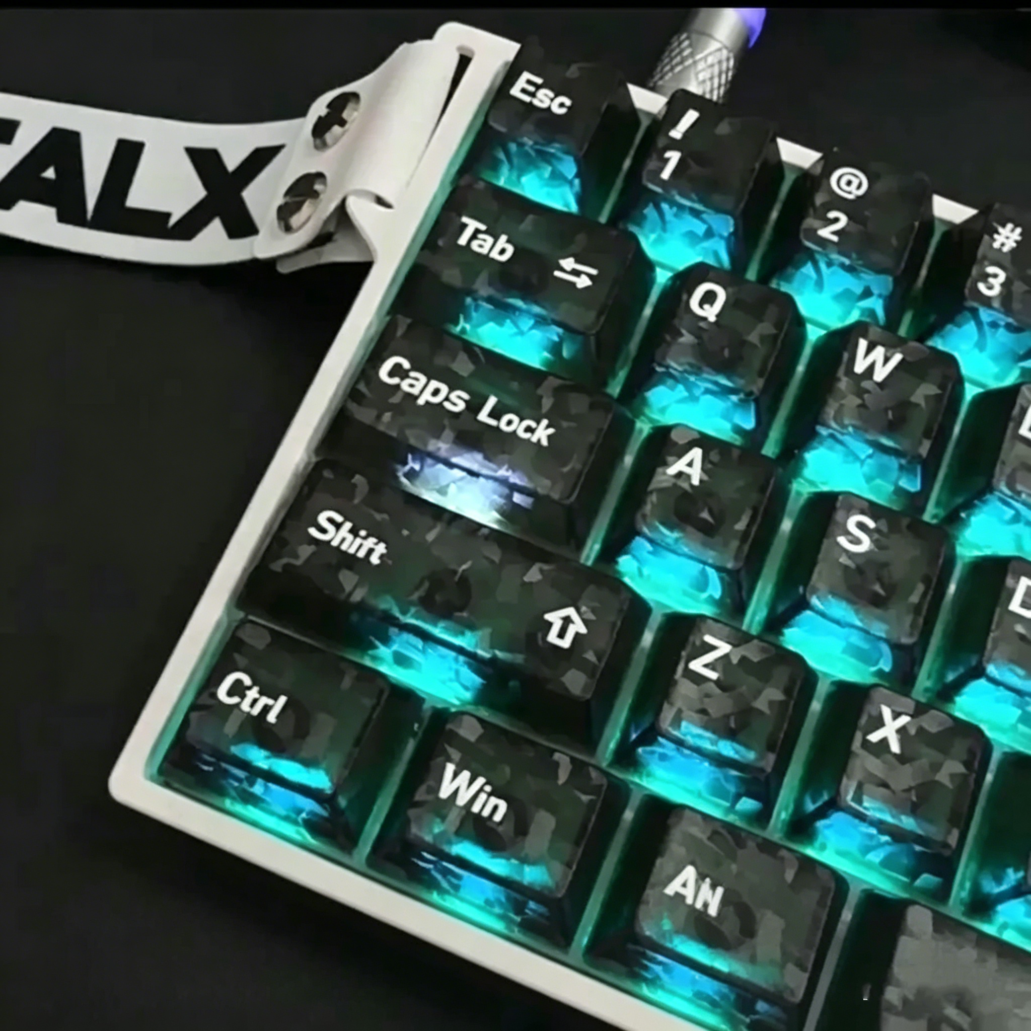 2026 New Forged Carbon Fiber T - Keyboard Gaming Transparent avis et prix