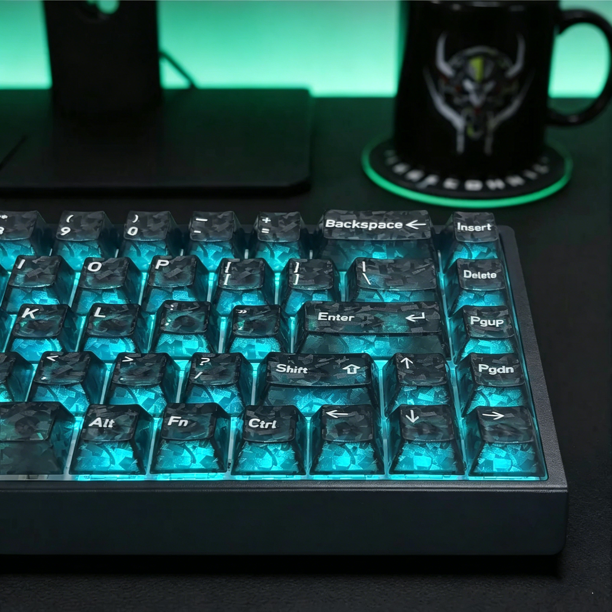 2026 New Forged Carbon Fiber T - Keyboard Gaming Transparent avis et prix