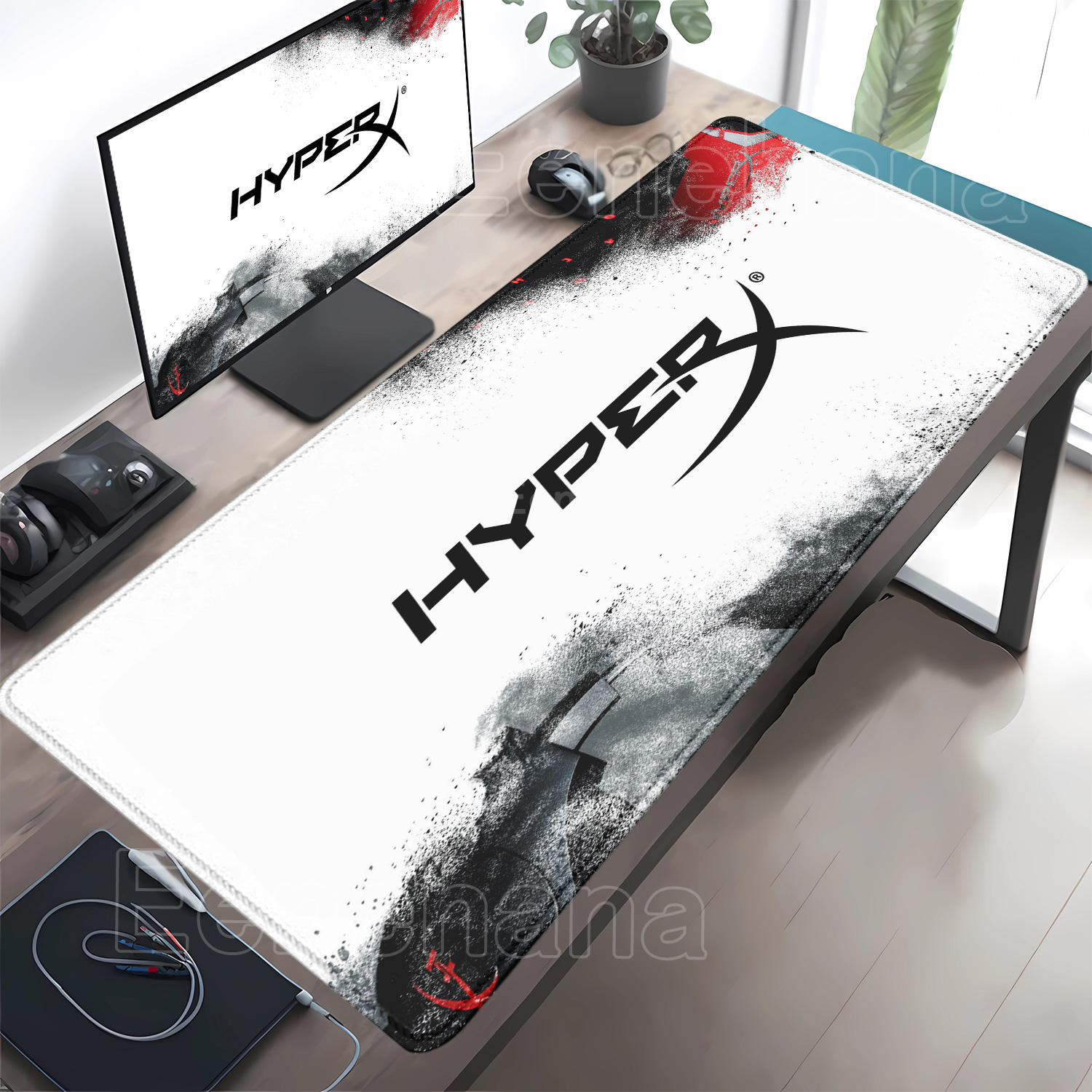 H-HyperX Mouse Pad Laptop Cool - Gaming Keyboard Hyperx avis et prix