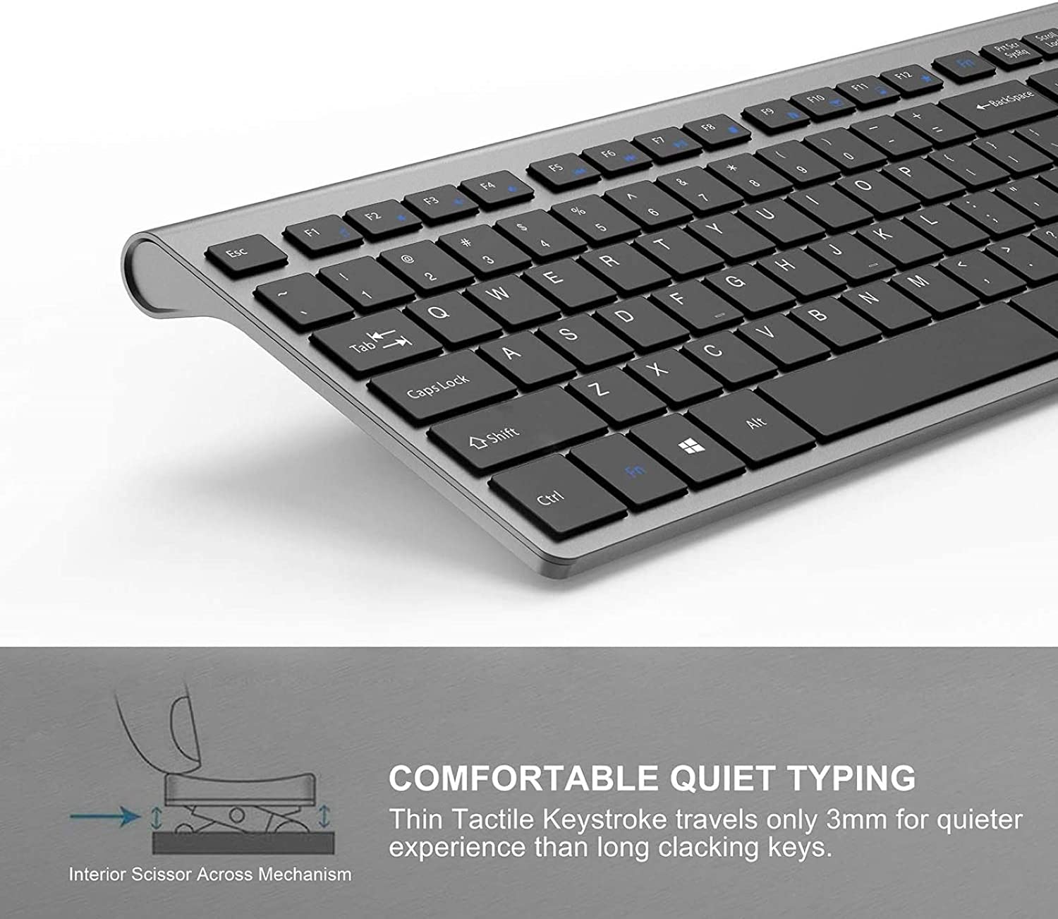 Rechargeable Wireless Keyboard - Gaming Keyboard Ergonomic avis et prix