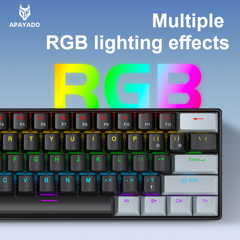 APAYADO K61 Mini Mechanical Ke - Keyboard Gaming Transparent avis et prix