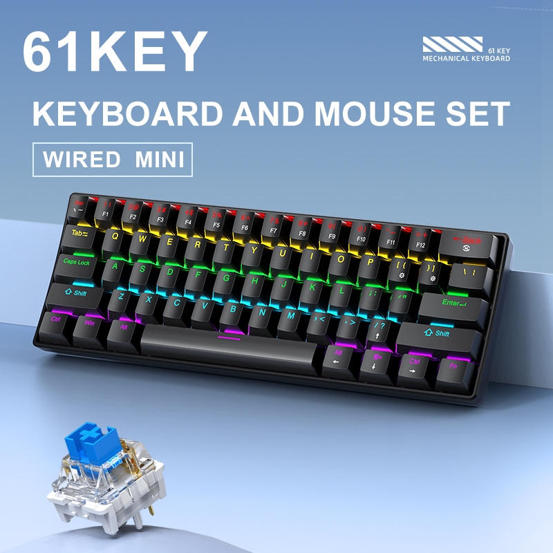 APAYADO K61 Mini Mechanical Ke - Keyboard Gaming Transparent avis et prix