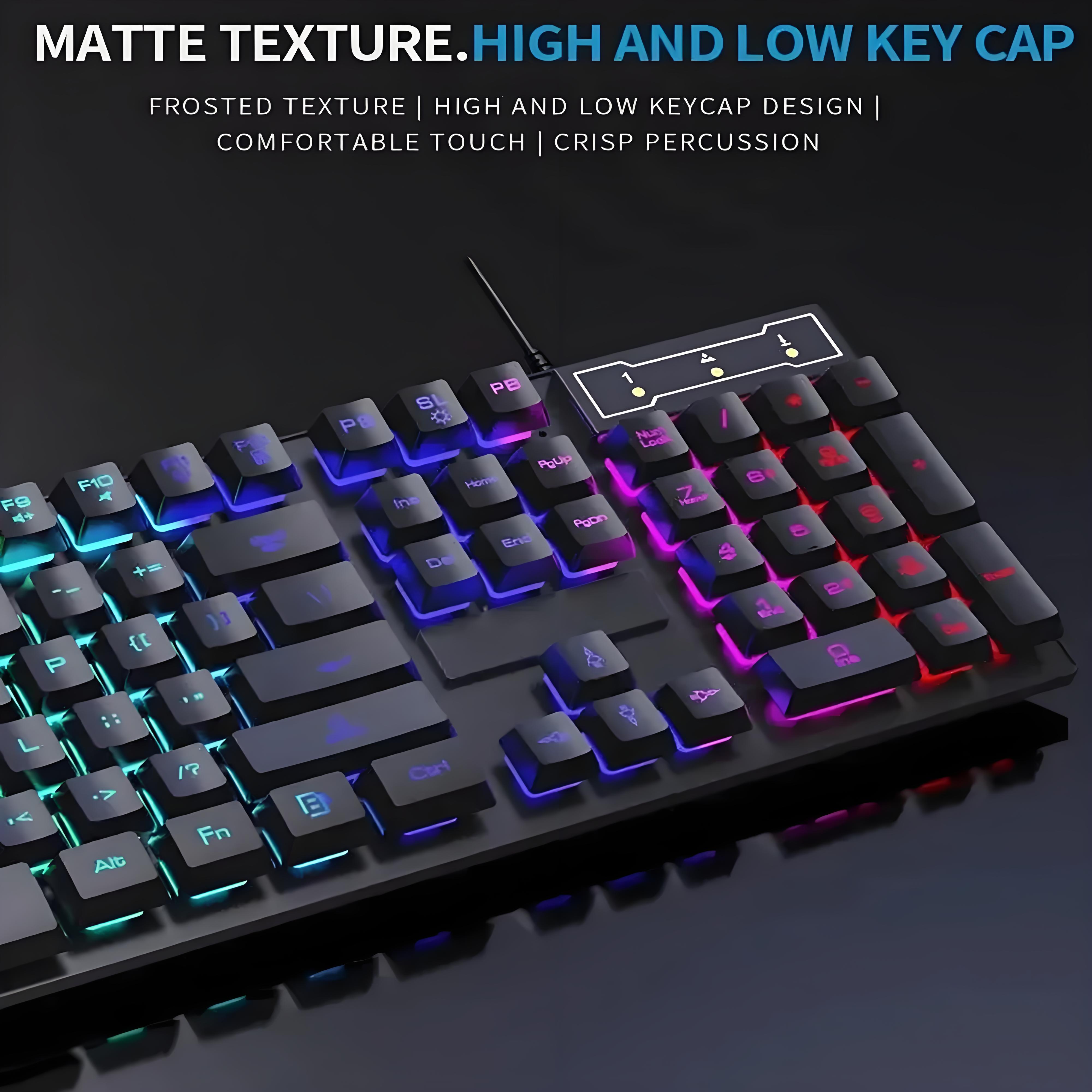 104 key Wired Gaming Keyboard  - Gaming Keyboard Mouse Set avis et prix