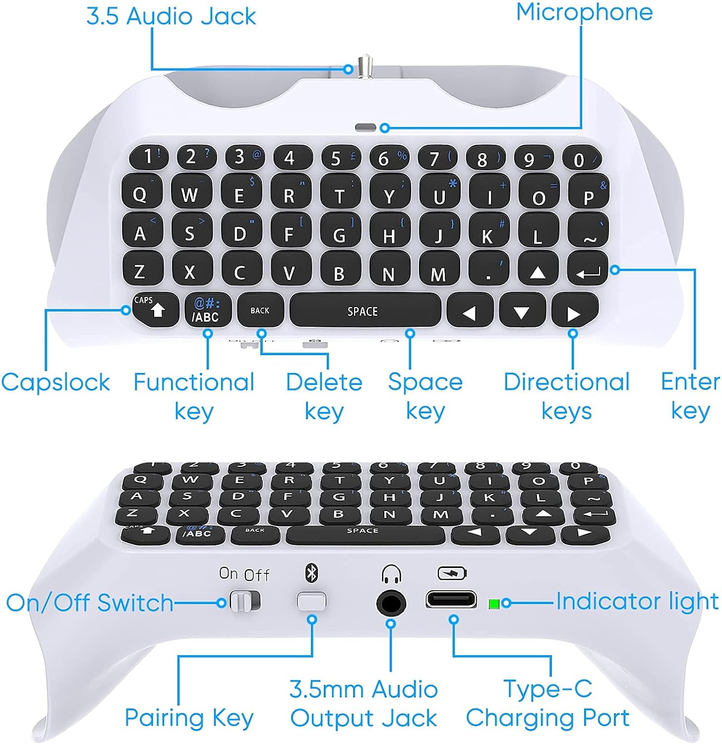 For PS5 Controller, Bluetooth  - Gaming Keyboard Bluetooth avis et prix