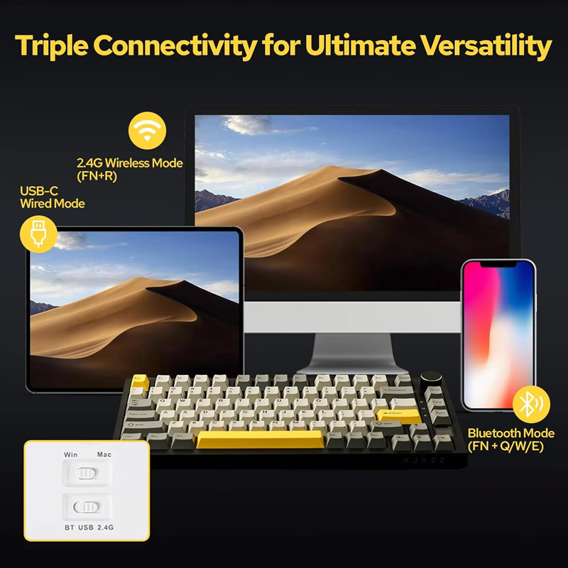 AK820/AK820Pro Gaming Mechanic - Gaming Keyboard Bluetooth avis et prix