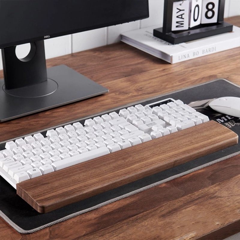 30/36/44cm Solid Walnut Keyboa - Wrist Rest Wood avis et prix