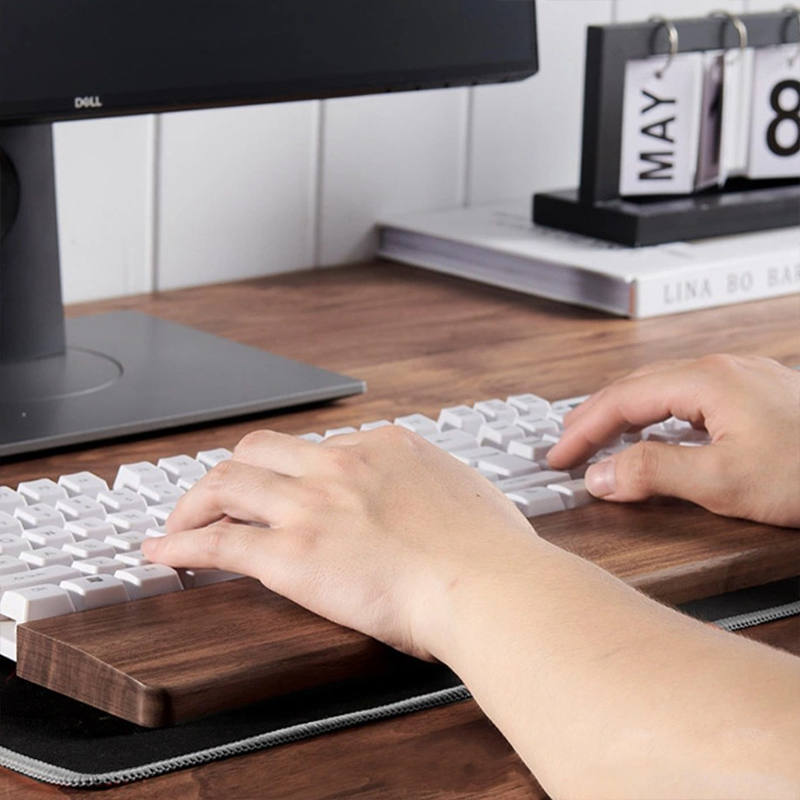 30/36/44cm Solid Walnut Keyboa - Wrist Rest Wood avis et prix