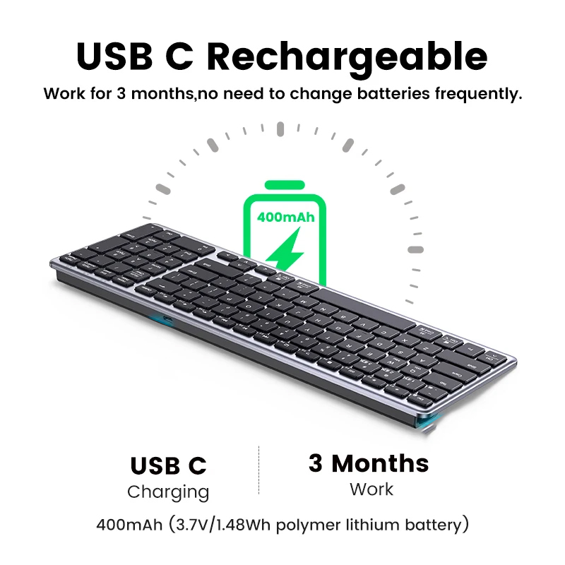 New Bluetooth 5.0 Wireless Key - Gaming Keyboard Non Mechanical avis et prix