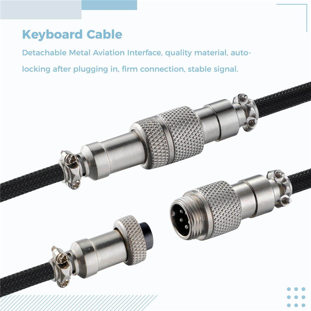 Mechanical Keyboard Coiled Cab - Gaming Keyboard Types avis et prix