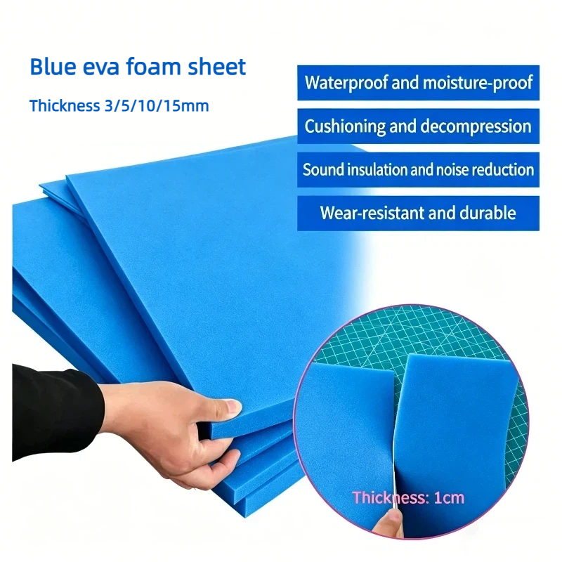 1pc Thickness 3/5/10/15mm Blue - Pe Foam Sheet avis et prix