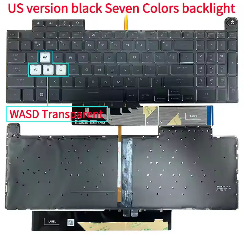 US Layout Keyboard With Backli - Gaming Keyboard Asus avis et prix