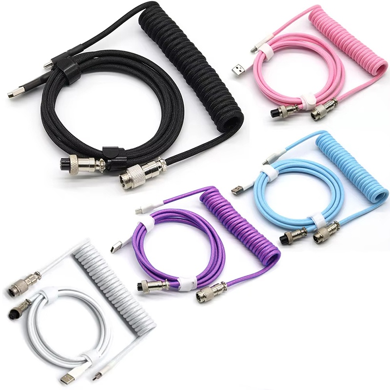 Mechanical Keyboard Coiled Cab - Gaming Keyboard Types avis et prix