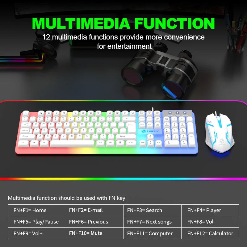NG GTX350 Gaming Keyboard Mous - Keyboard Mouse Bundle Gaming avis et prix