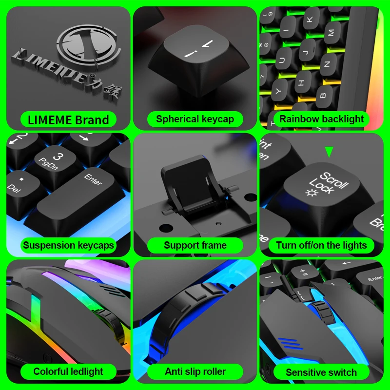 NG GTX350 Gaming Keyboard Mous - Keyboard Mouse Bundle Gaming avis et prix