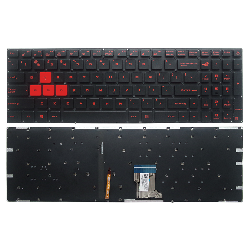 GZEELE English US Backlit Lapt - Gaming Keyboard Asus avis et prix