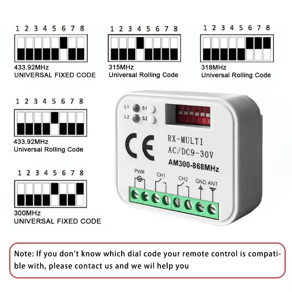 Universal RX-MULTI Garage Door - Switch Opener Tool avis et prix