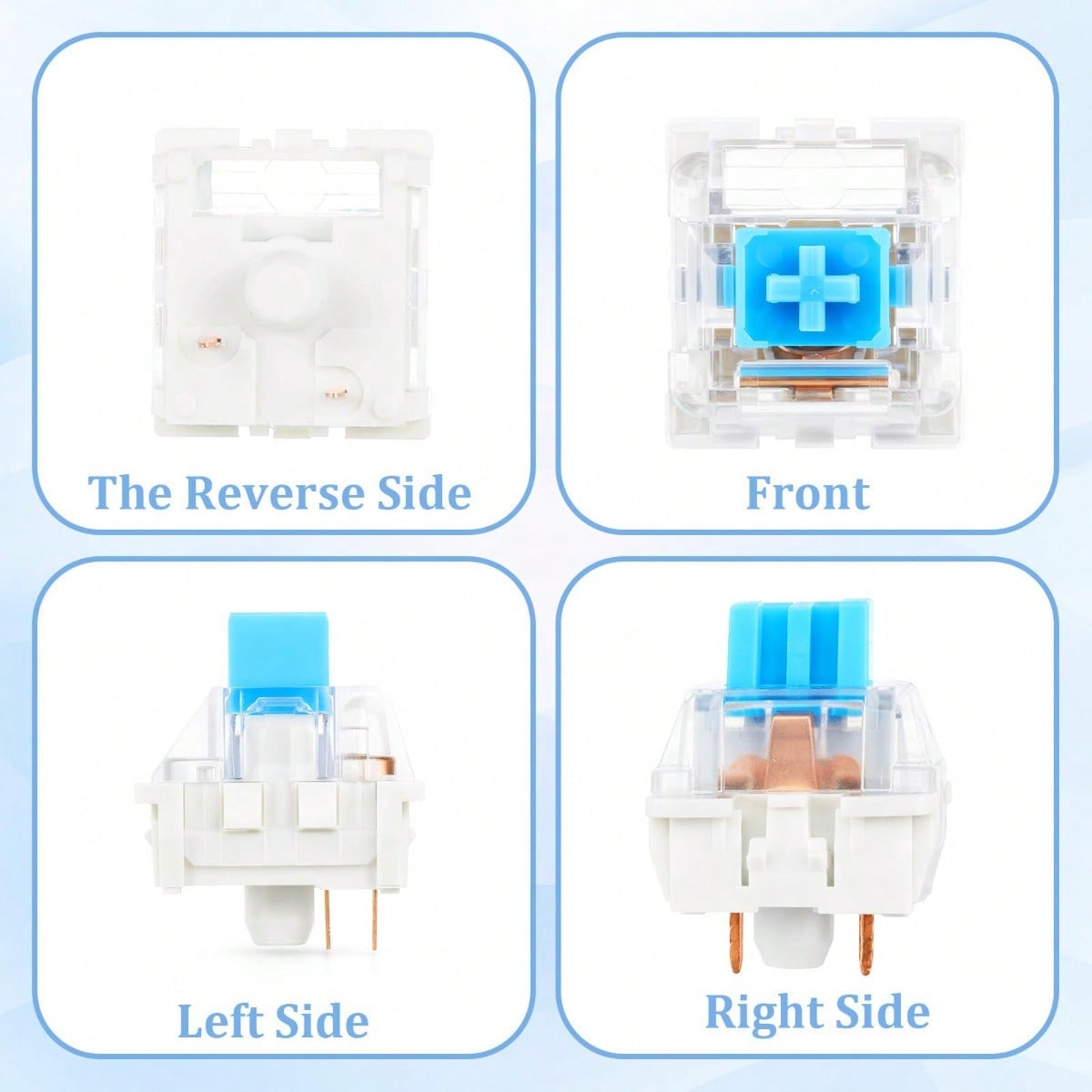 100 Practical Blue Switches, H - Gaming Keyboard Types avis et prix