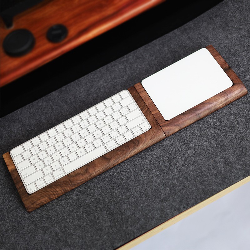2 in 1 Walnut Solid Wooden Tra - Wrist Rest Wood avis et prix
