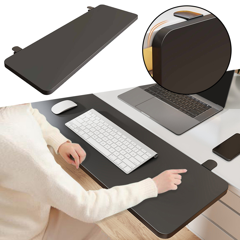 Desk Shelf Board Keyboard Tray - Wrist Rest Wood avis et prix
