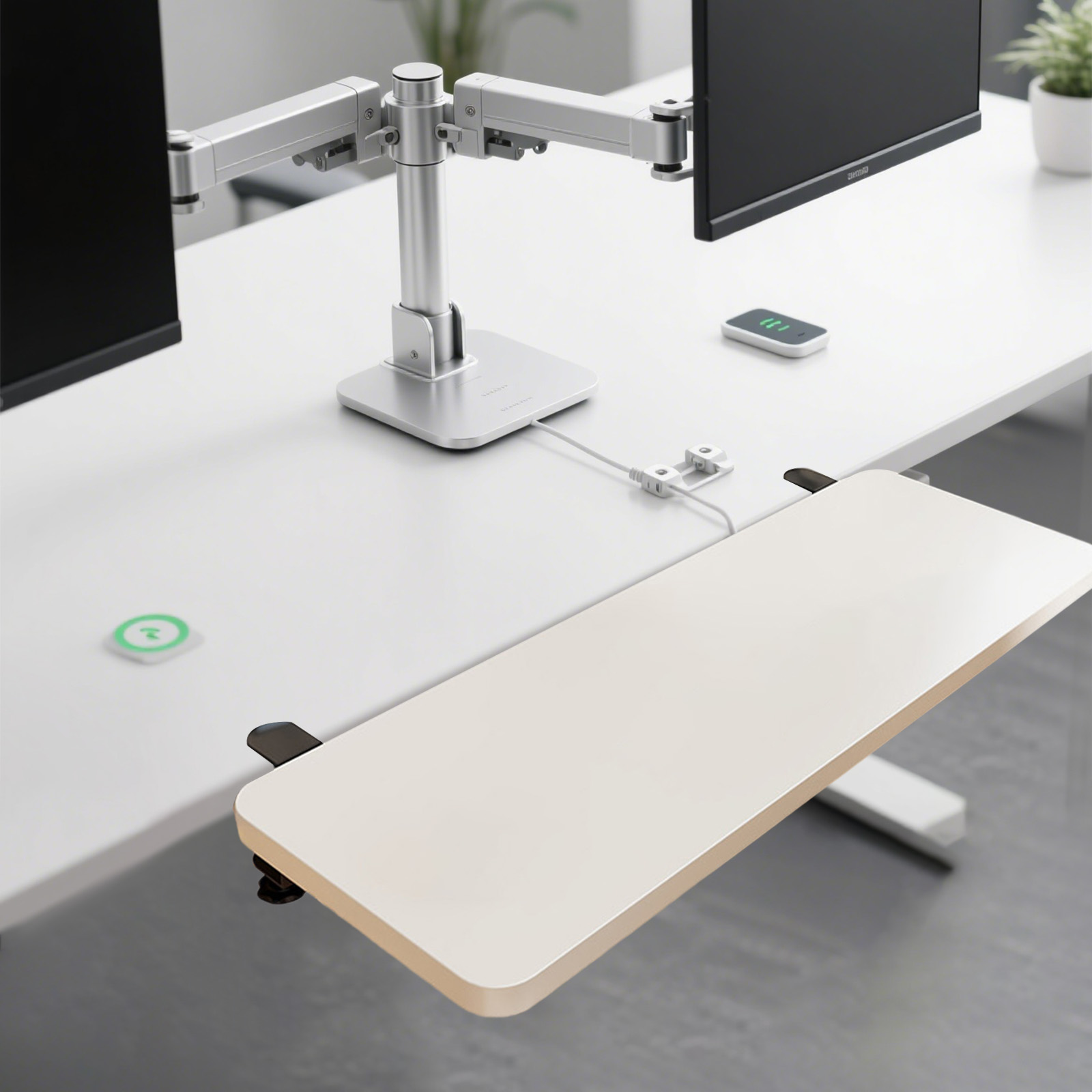 Desk Shelf Board Keyboard Tray - Wrist Rest Wood avis et prix