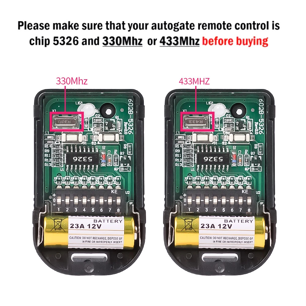 Universal Remote Control 433MH - Switch Opener Tool avis et prix