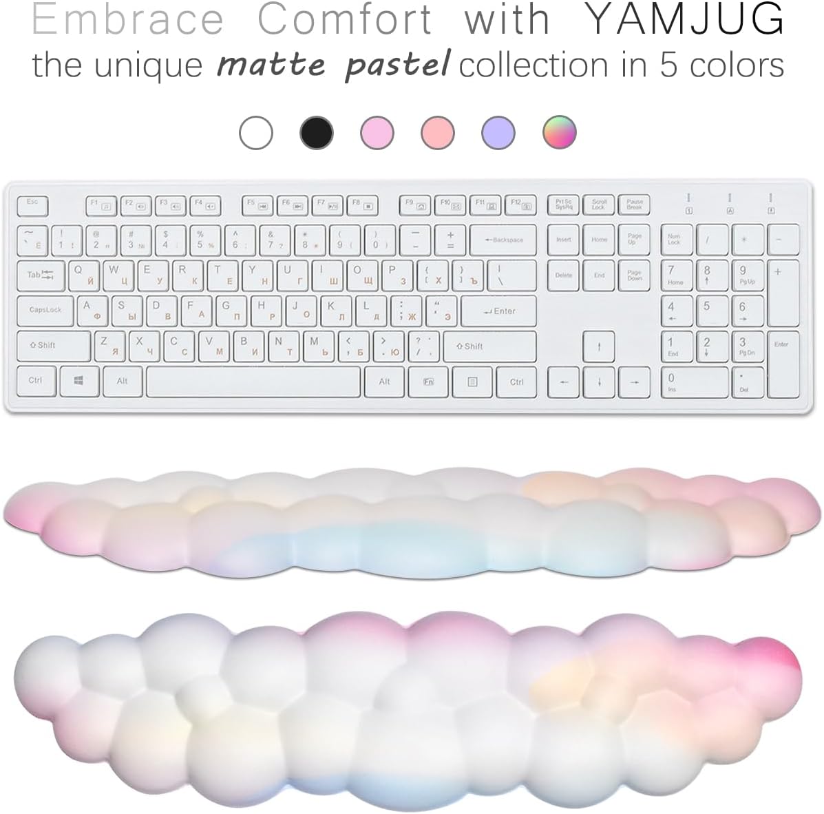 Ergonomic Cloud Wrist Rest wit - Gaming Keyboard Types avis et prix