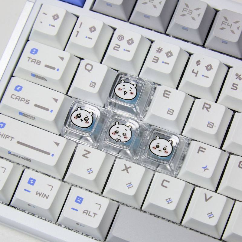 Chiikawa 4 Pcs Handmade Transp - Keyboard Gaming Transparent avis et prix