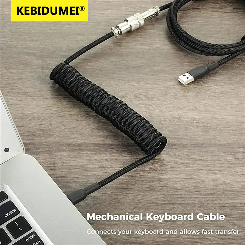 Mechanical Keyboard Coiled Cab - Gaming Keyboard Types avis et prix