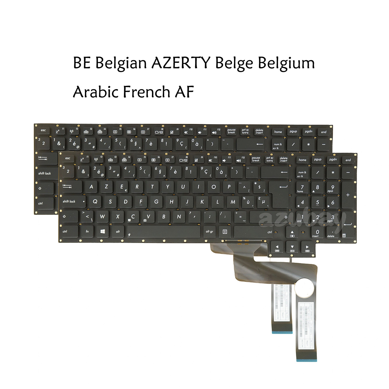 Arabic-French Belgian Laptop K - Gaming Keyboard Asus avis et prix